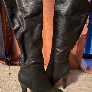 Gianni Bini Black Heeled Boots